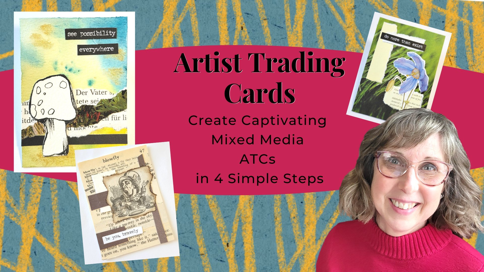 Layers of ink: Wildflower Artist Trading Cards