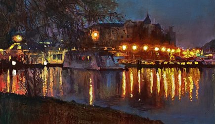 Tutorial de pintura al óleo: luces nocturnas