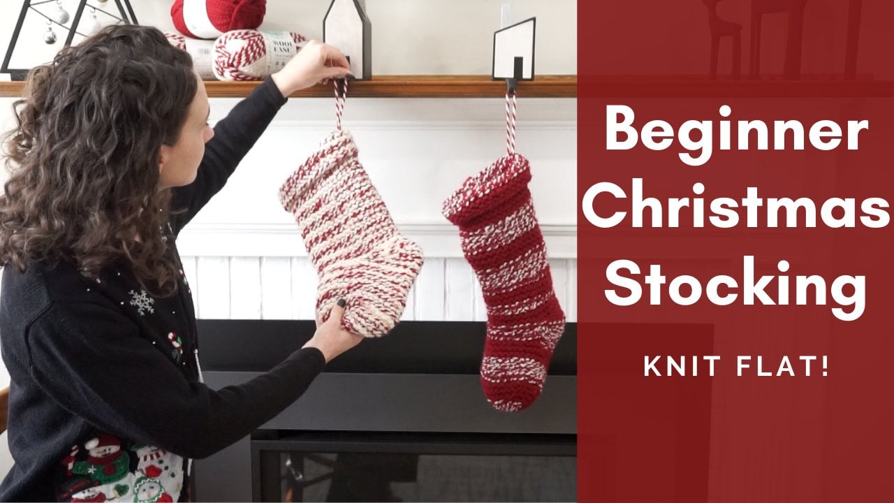 How to Knit a Christmas Stocking?