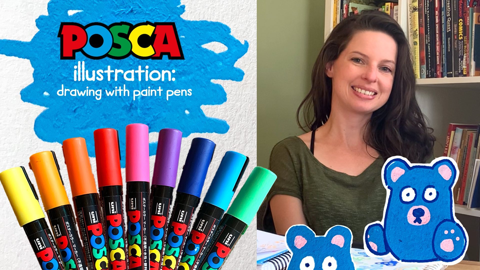 Uni Posca Medium Point White Paint Pen - {creative chick}