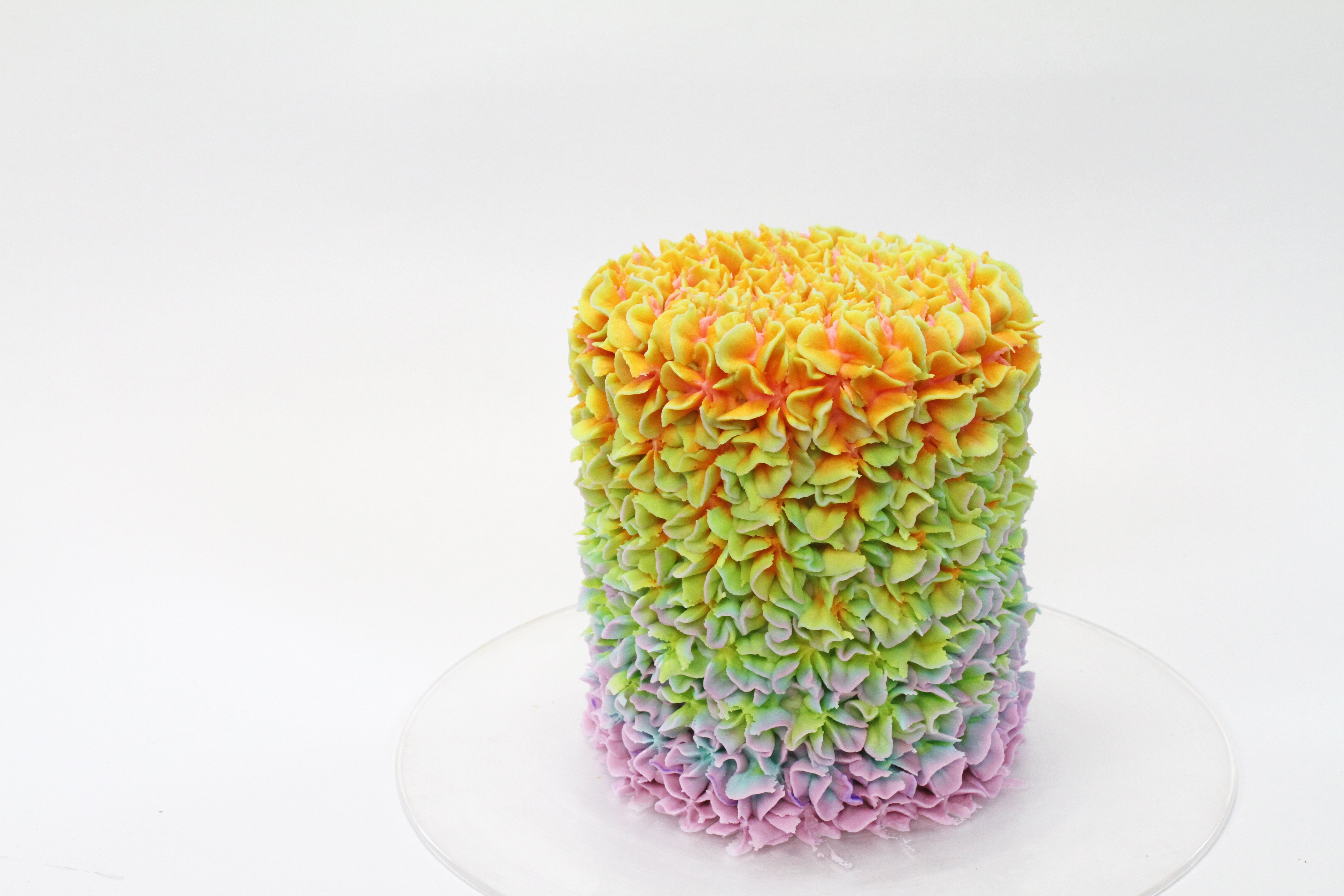 Ombre cake ou gâteau au glaçage dégradé : Recette de Ombre cake ou