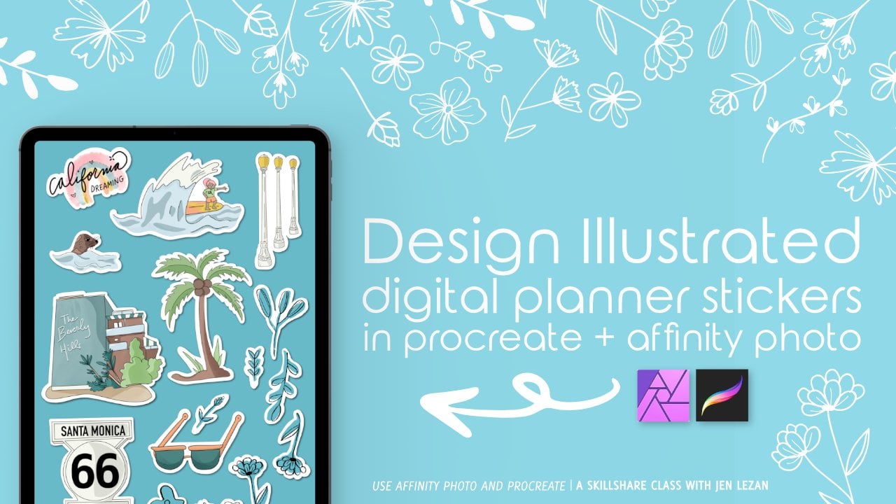 HOW TO MAKE PLANNER STICKERS - Using Cricut, Procreate or Photoshop 