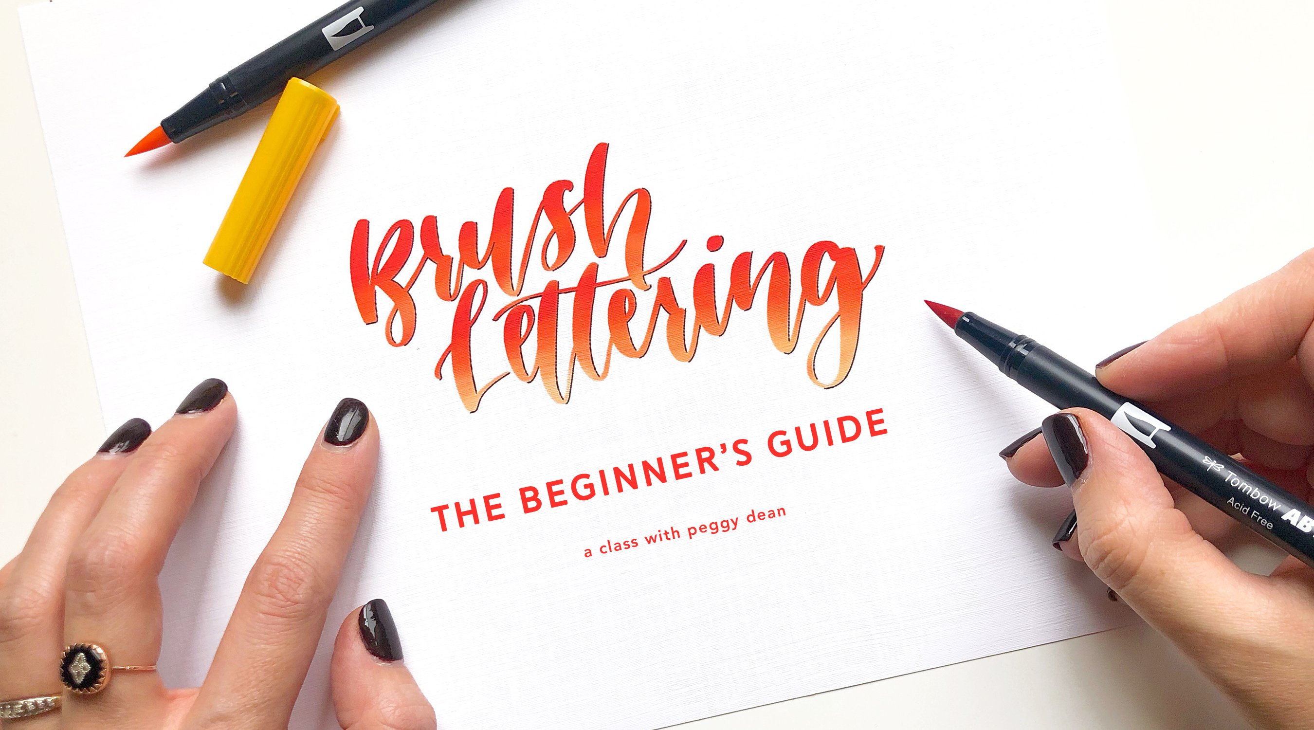 Hand Lettering Writing Guide - HARD COPY