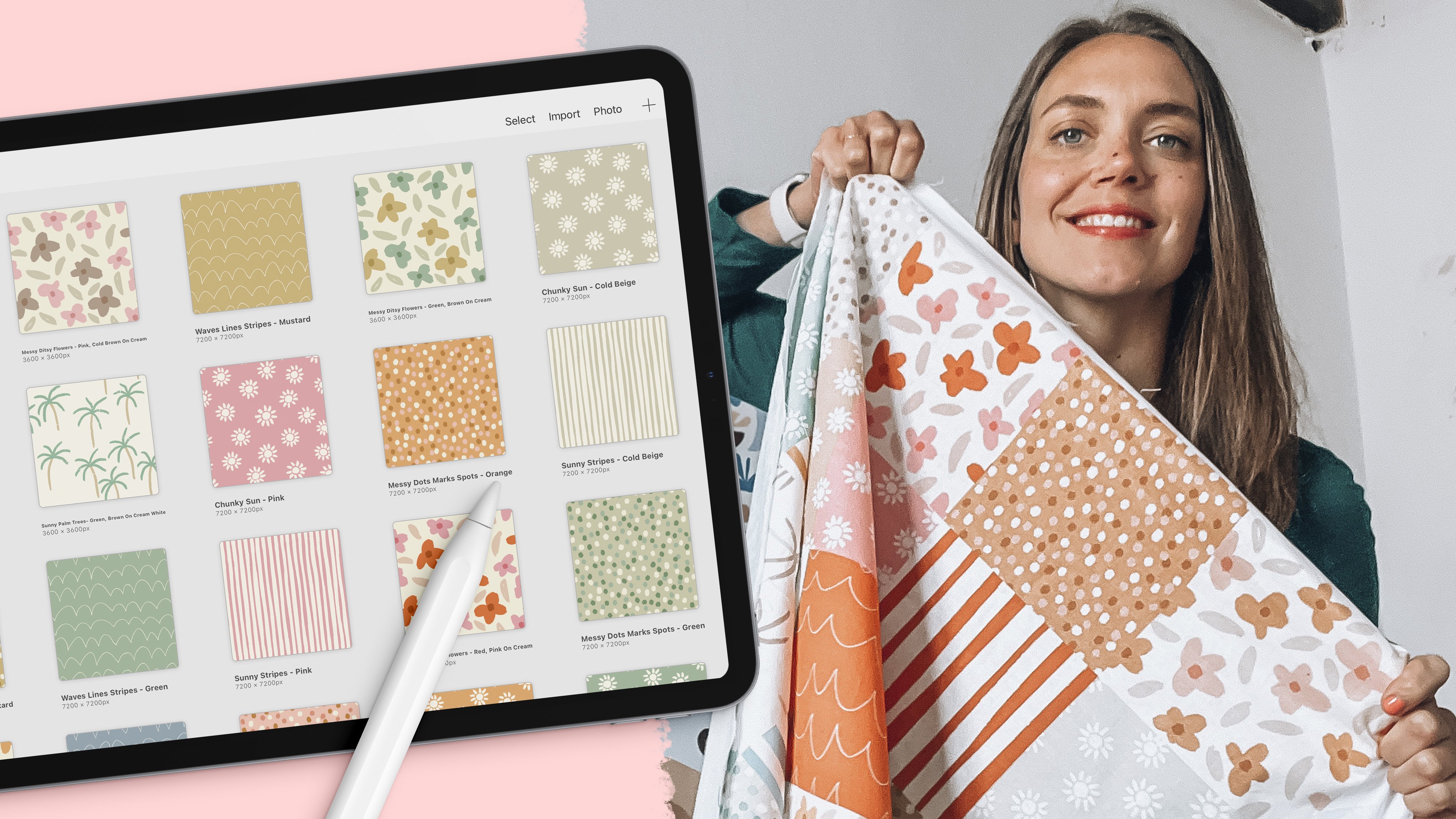 Design a Pattern Collection in Procreate for Spoonflower, Maja Faber