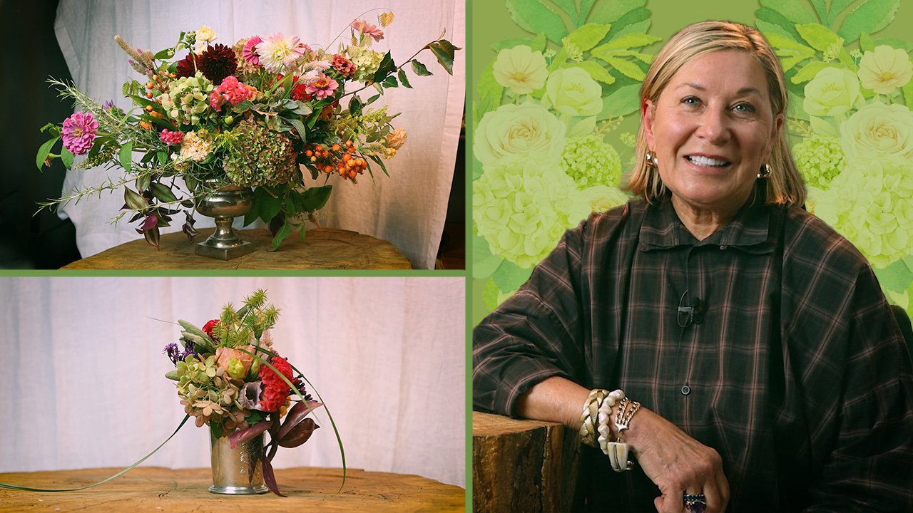 Arreglos florales caseros para principiantes | Roiann Ridley | Skillshare, image size:1280x720