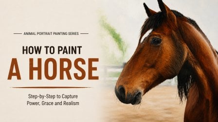 Animal Oil Painting: Paint a Realistic Horse Step by Step