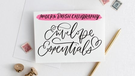 Intro to Modern Calligraphy Calligraphy Workbook Intro to Brush