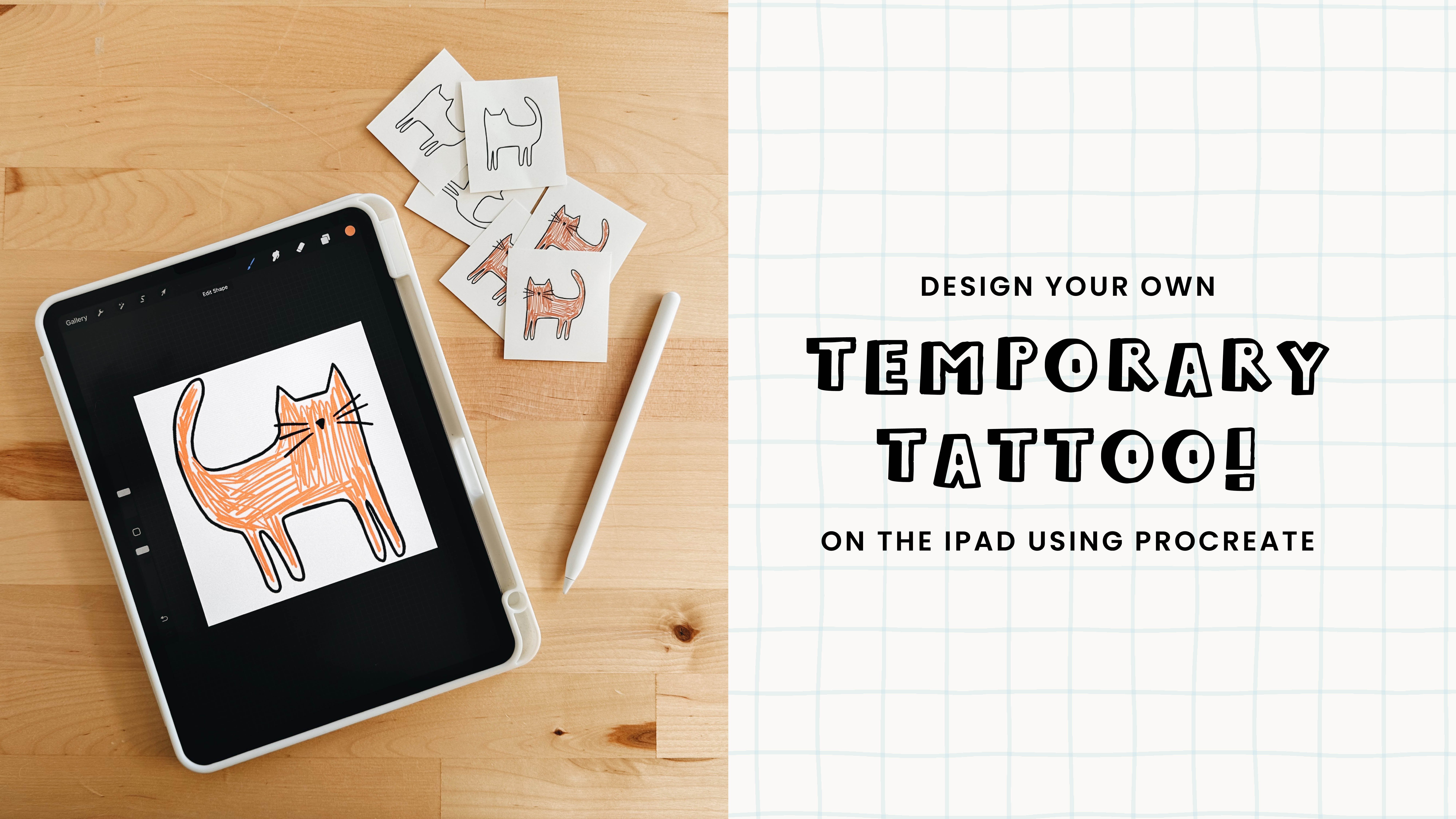 How To Design A Temporary Tattoo Using The IPad And Procreate App Ali   Original