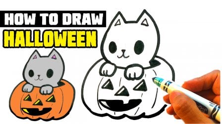 Halloween Desenho: Como desenhar um morcego 