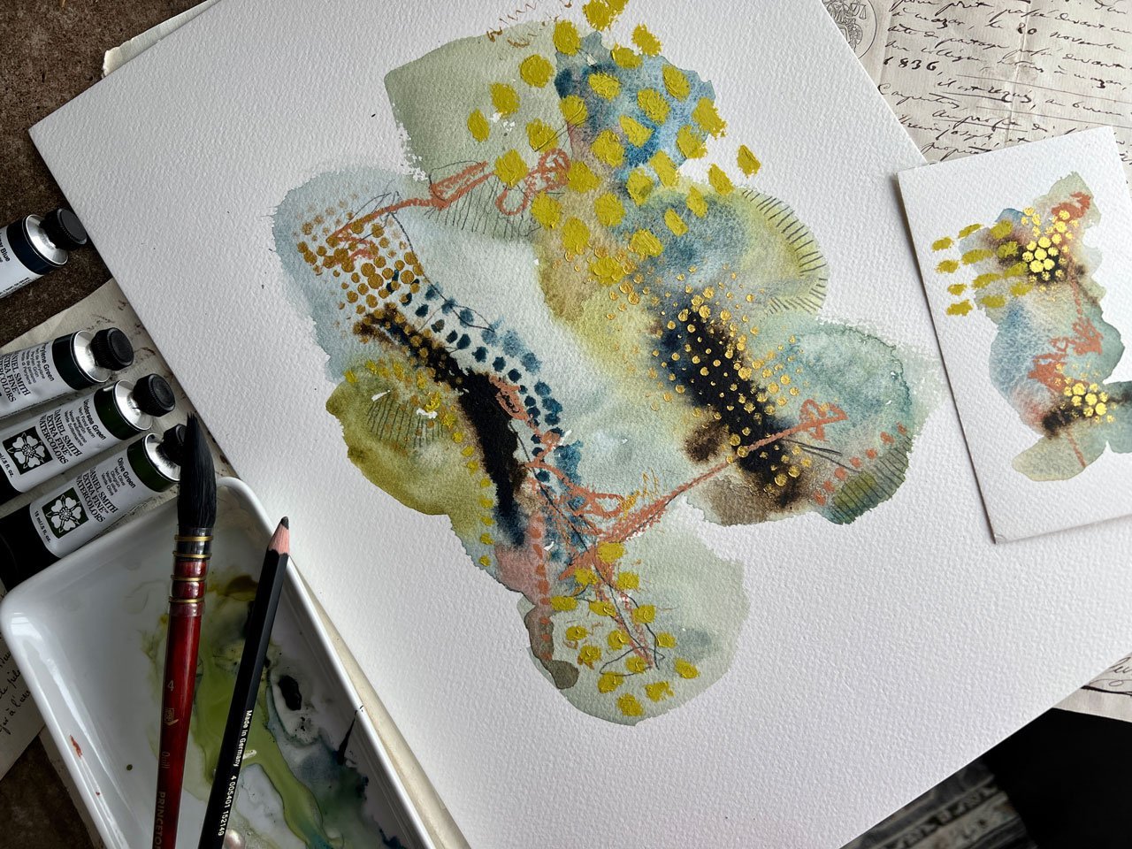 Watercolor and sparkle - Arteza review