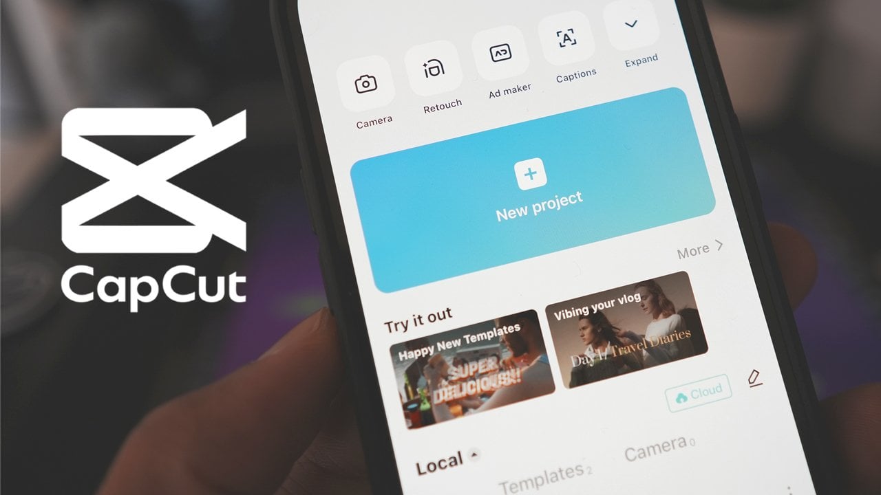 CapCut creative suite for video editing, graphic design, and more