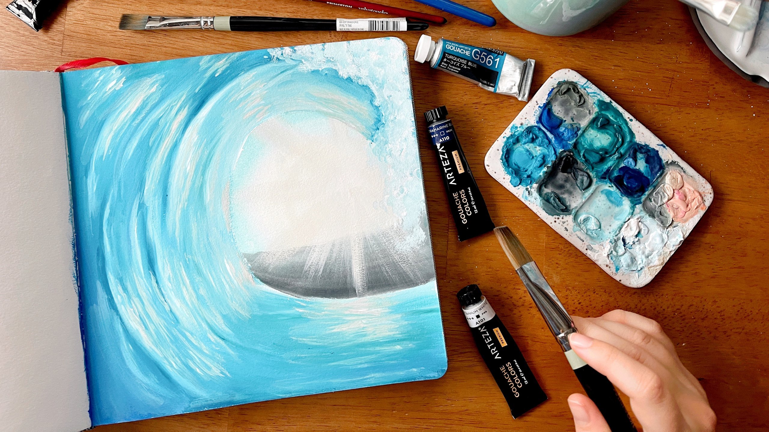 Watercolour Brush Strokes - Let your Brush do the Work! — Kerrie