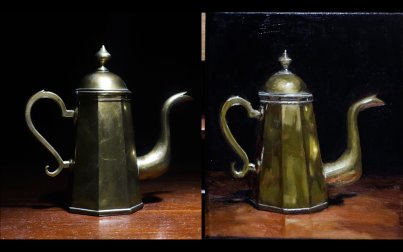 Painting Realism: A Demonstration With Reflective Surfaces