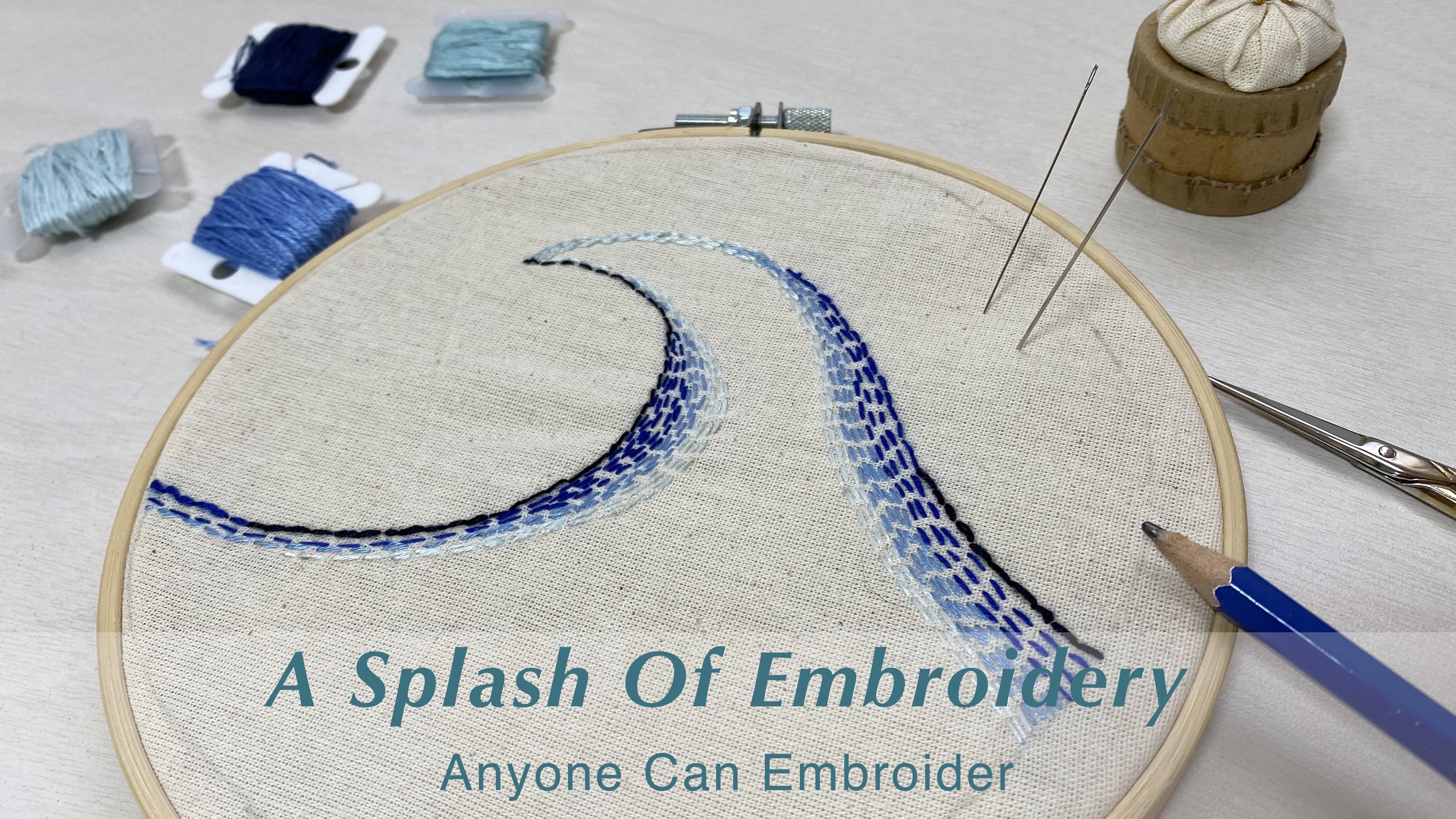 A Splash Of Embroidery: Anyone Can Embroider!