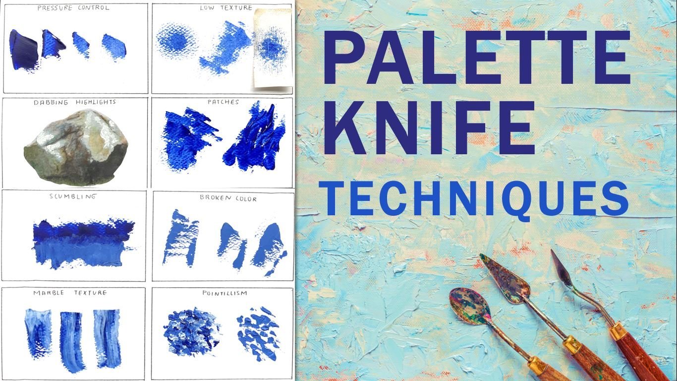 Acrylic Painting Techniques - How to lay out an acrylic painting palette  technique 