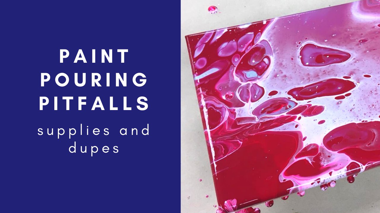 Paint Pouring : Supplies and Substitutions in Fluid Acrylic, Brenda Dunn