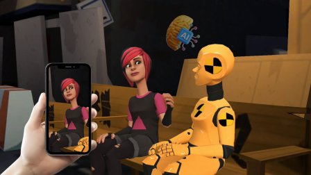 Animierte Geschichten auf der Grundlage von KI-Skript und Voiceover