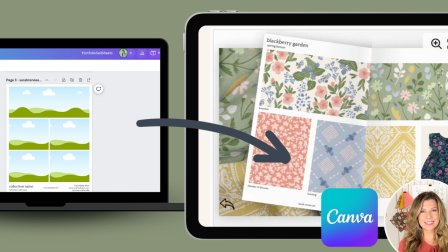 Portfólios de arte com o Canva: crie modelos e publique como um flipbook digital