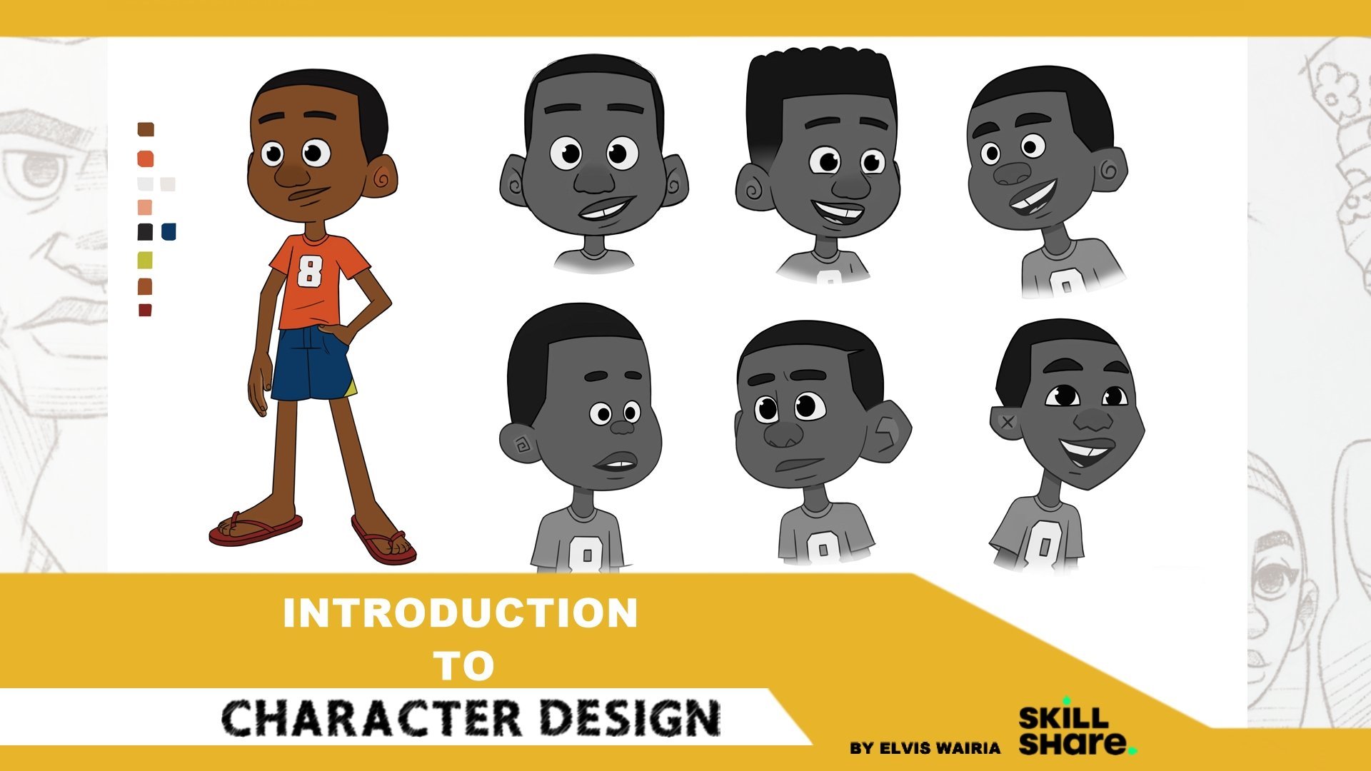 Character Design Course: Practical Steps To Design Your First Character!, Elvis Wairia