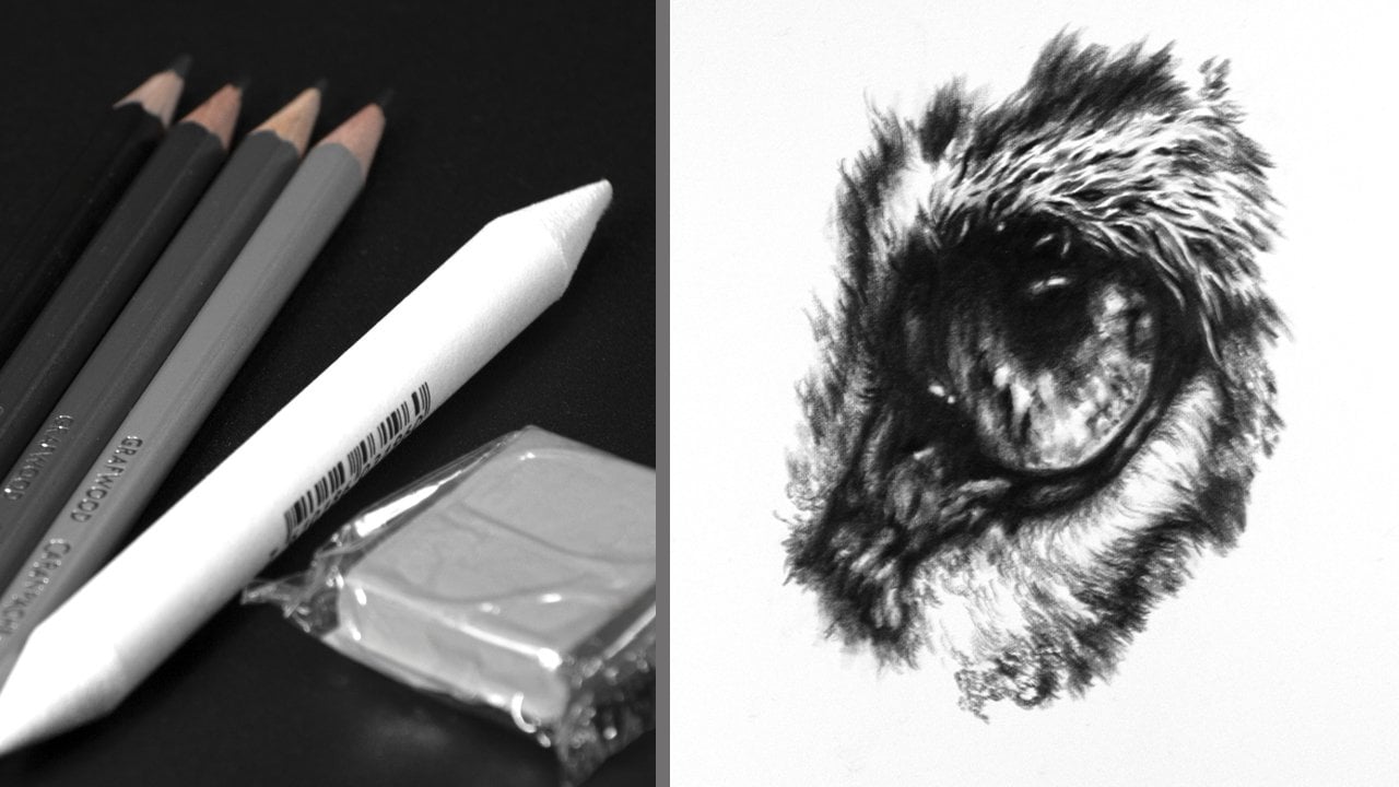 graphite pencil drawing tutorial