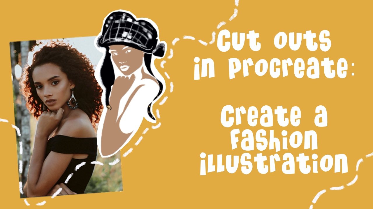 Cut Outs In Procreate Create A Fashion Illustration Martine Spencer