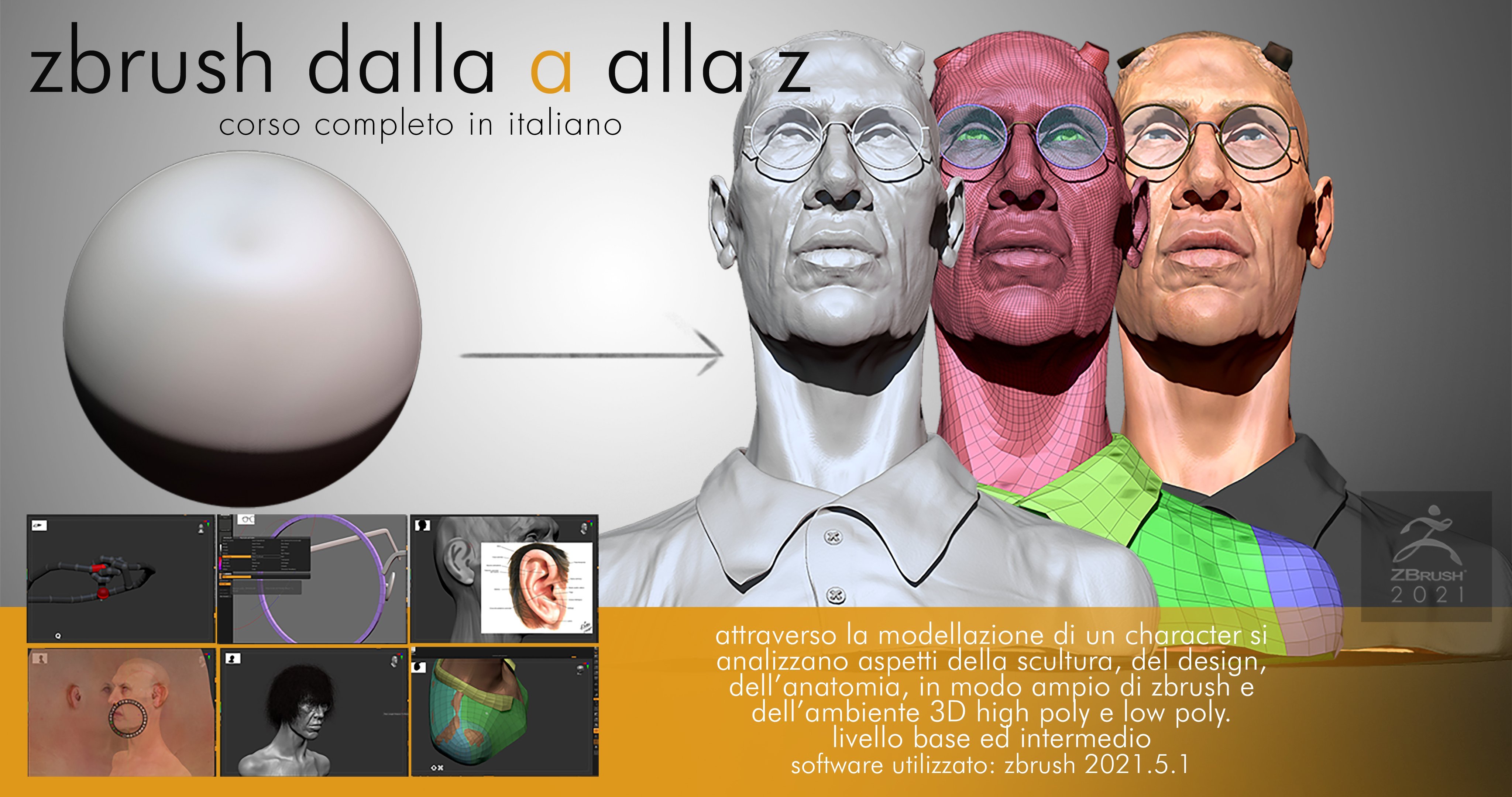 corso completo zbrush