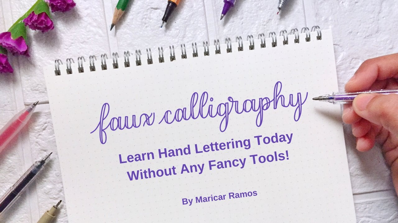 Uppercase Faux Calligraphy for Beginners, Intro to Lettering