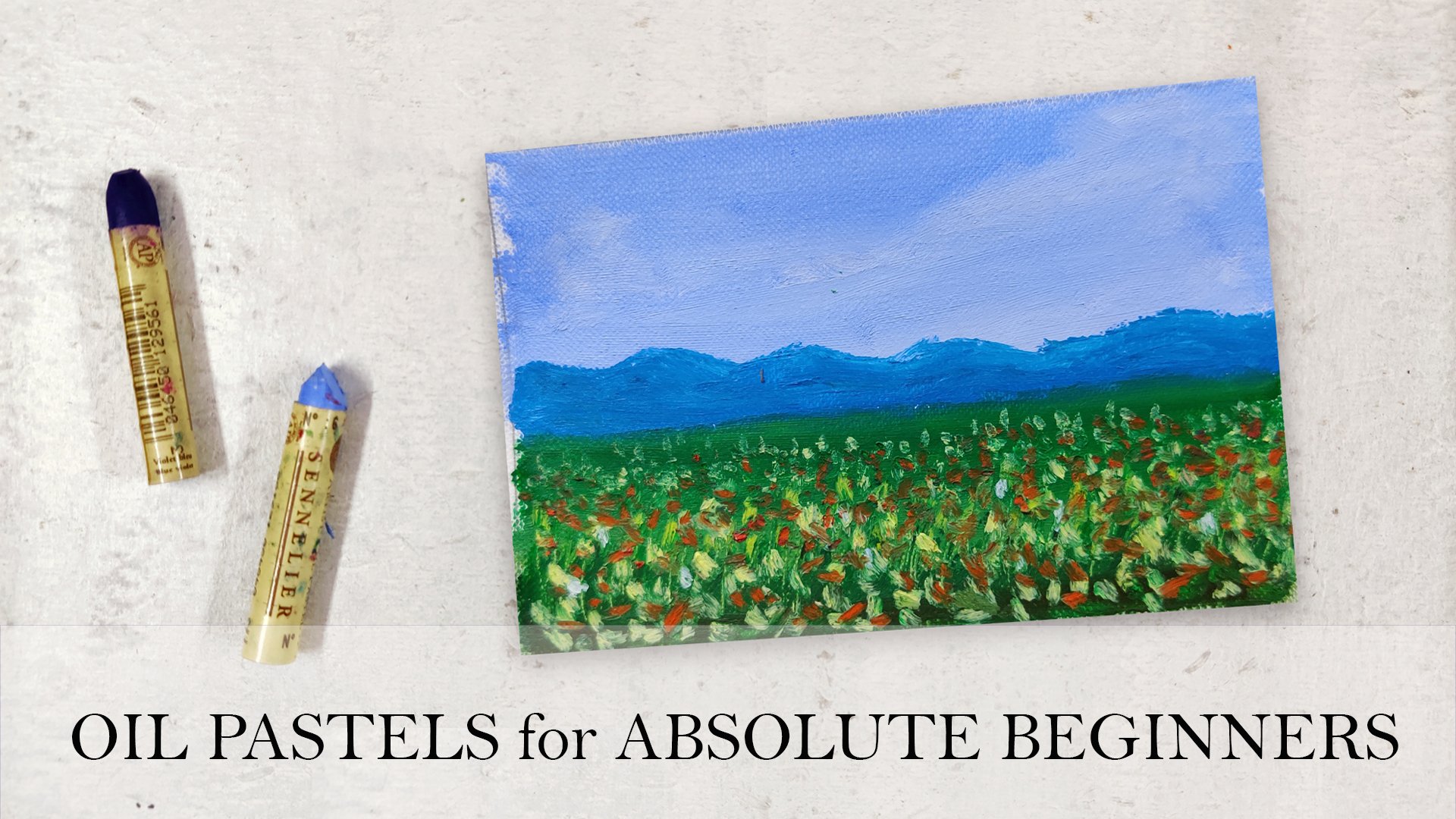 How to Paint with Water-Soluble Oil Pastels: Sennelier Monday Live 