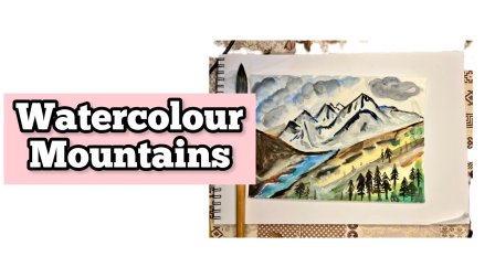 Painting Indian Himalayas Using Watercolours