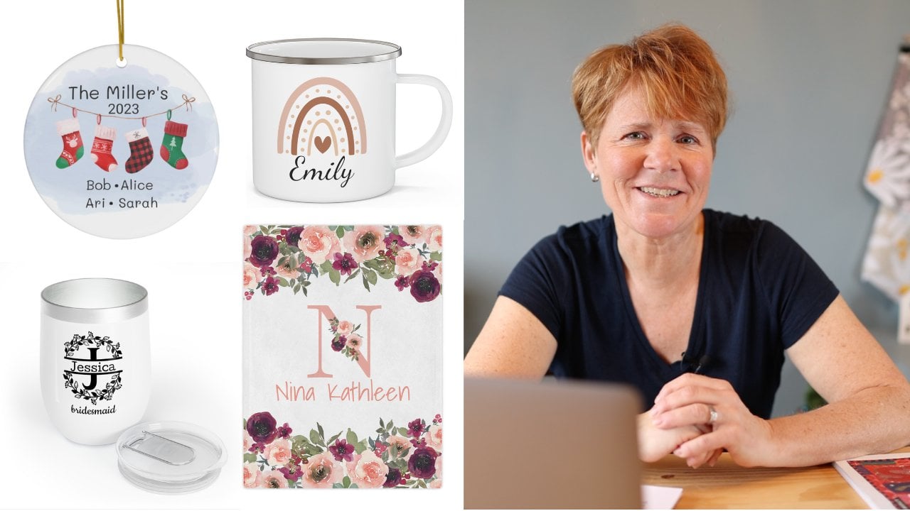 Floral Sensation Personalized Tumbler - Bridesmaid Gifts Boutique