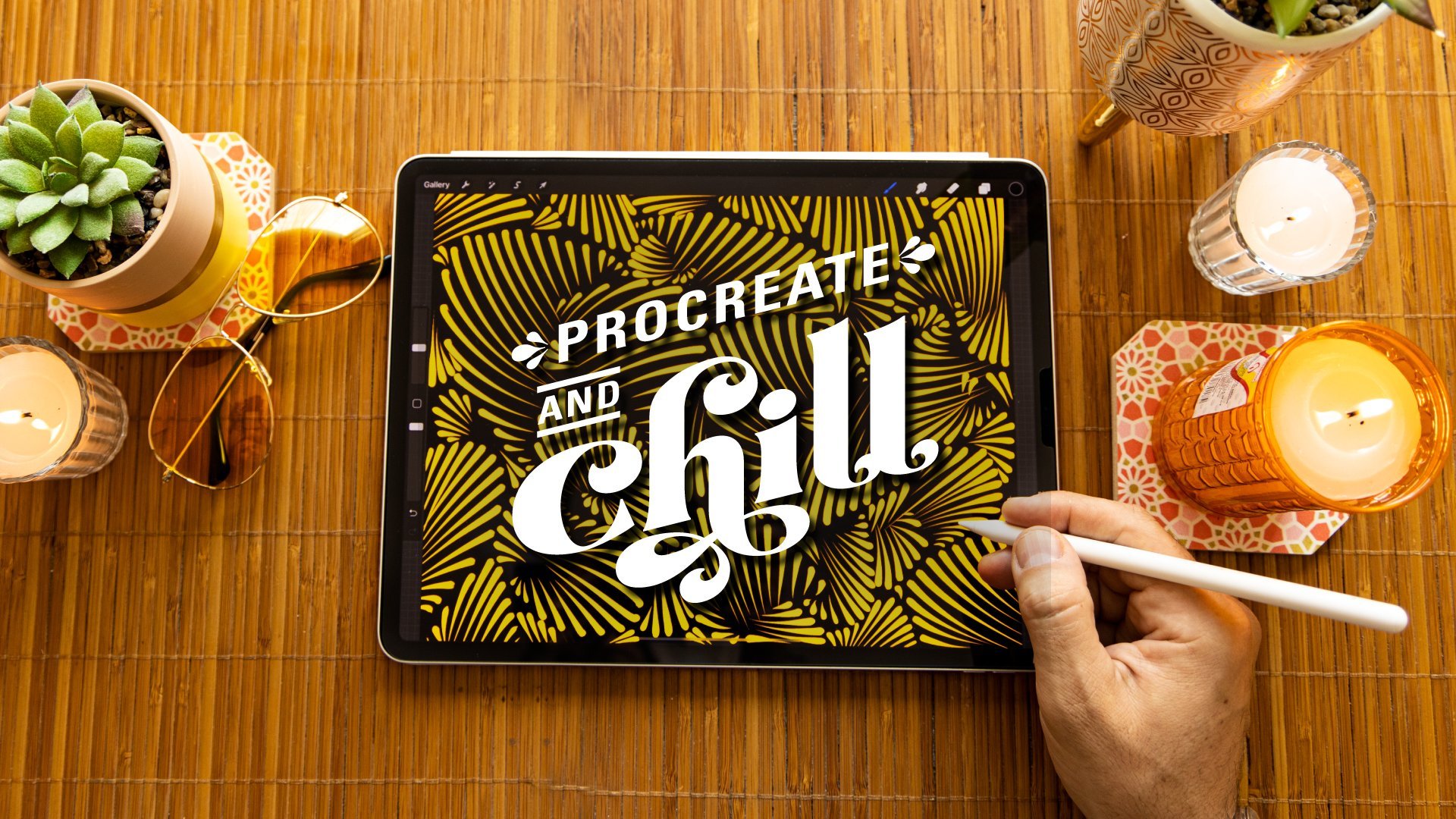 Procreate & Chill: Unwind with Easy, Digital Illustrations for Self-Care