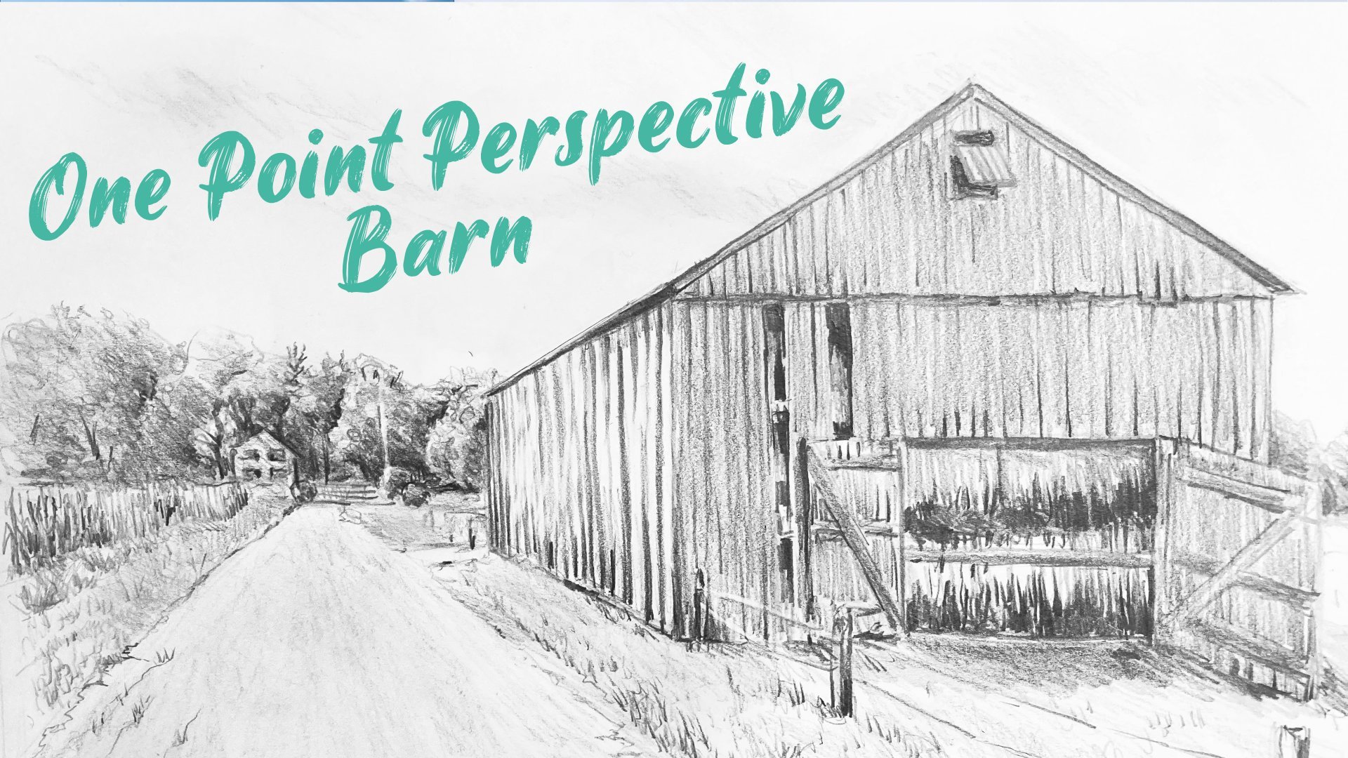 One-Point Perspective Drawing - How To Draw A One-Point