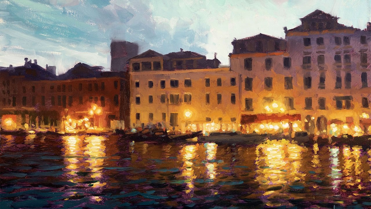 Impressionism - Paint this Venice Night scene in oil or acrylic ...