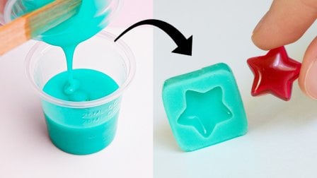 How to Make Molds for Polymer Clay & Resin Crafts (Silicone + Non-silicone Options)