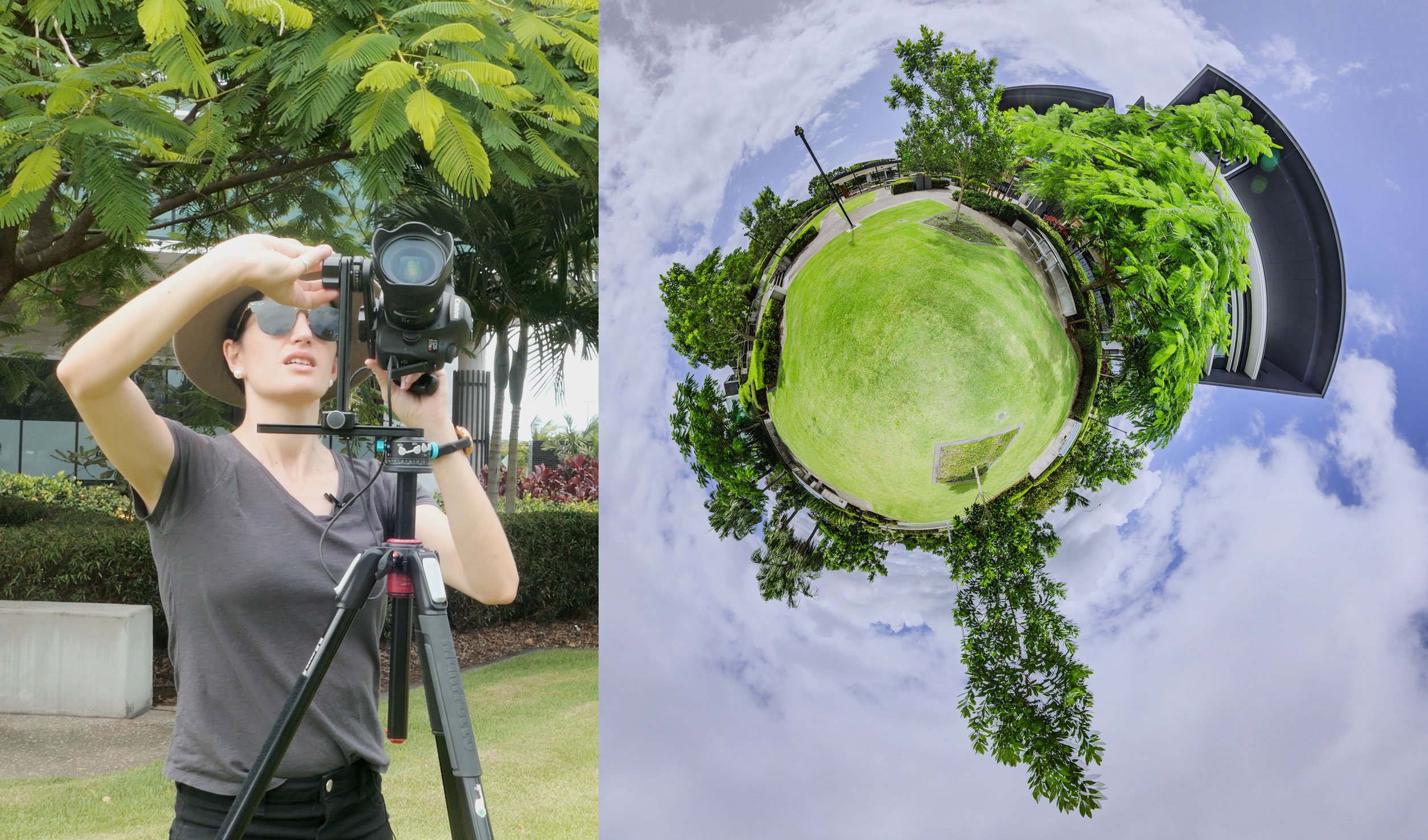 How to process multiple image panoramas shot for HDR.