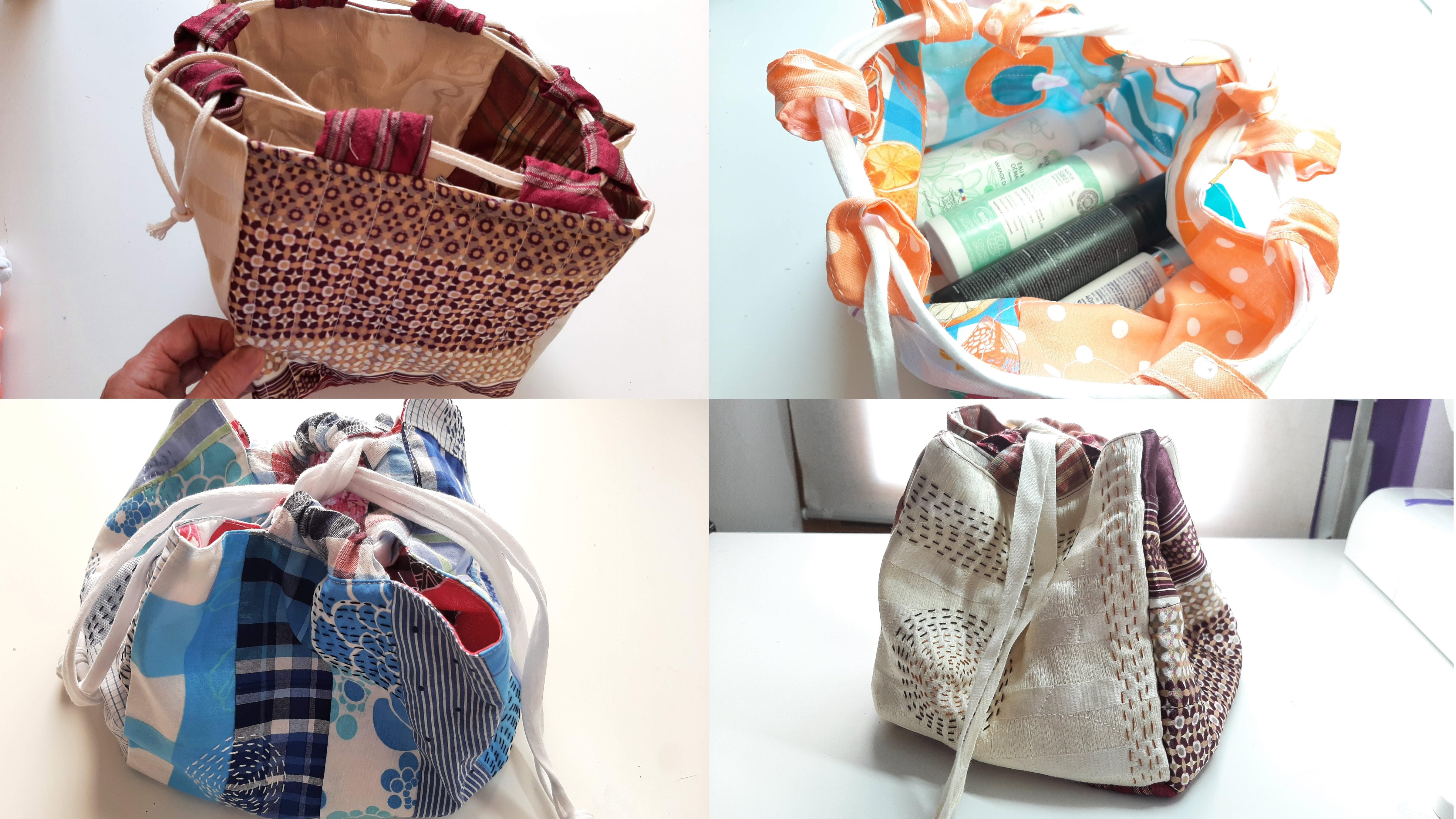 Have Fun Sewing a Reversible Japanese Rice Bag (Komebukuro