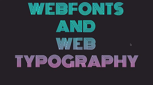 Having Fun With Webfonts and Web Typography | Simon Foster | Skillshare