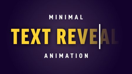 Animating a Text Reveal: Adobe After Effects for Beginners