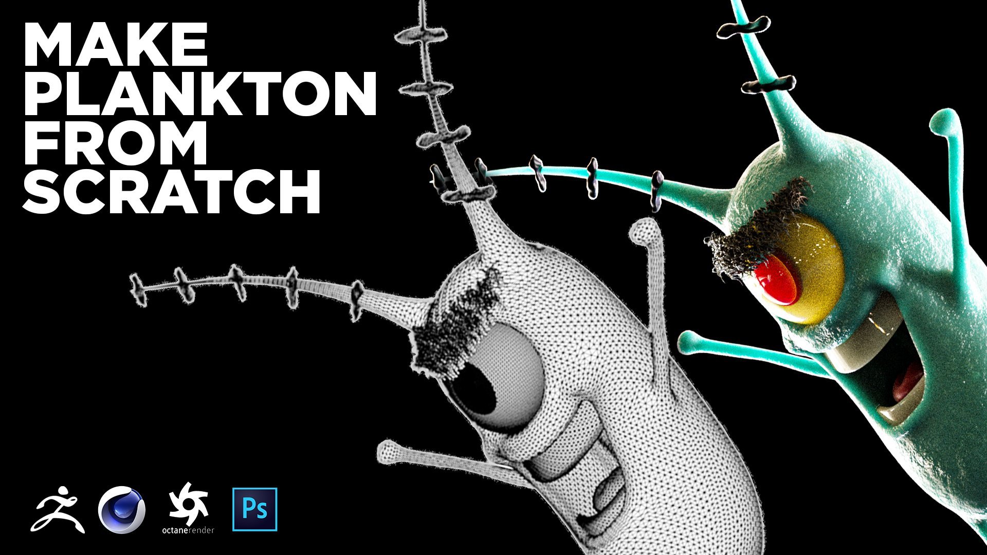 Create Plankton From Scratch Using Zbrush Cinema 4d Patrick Foley Skillshare