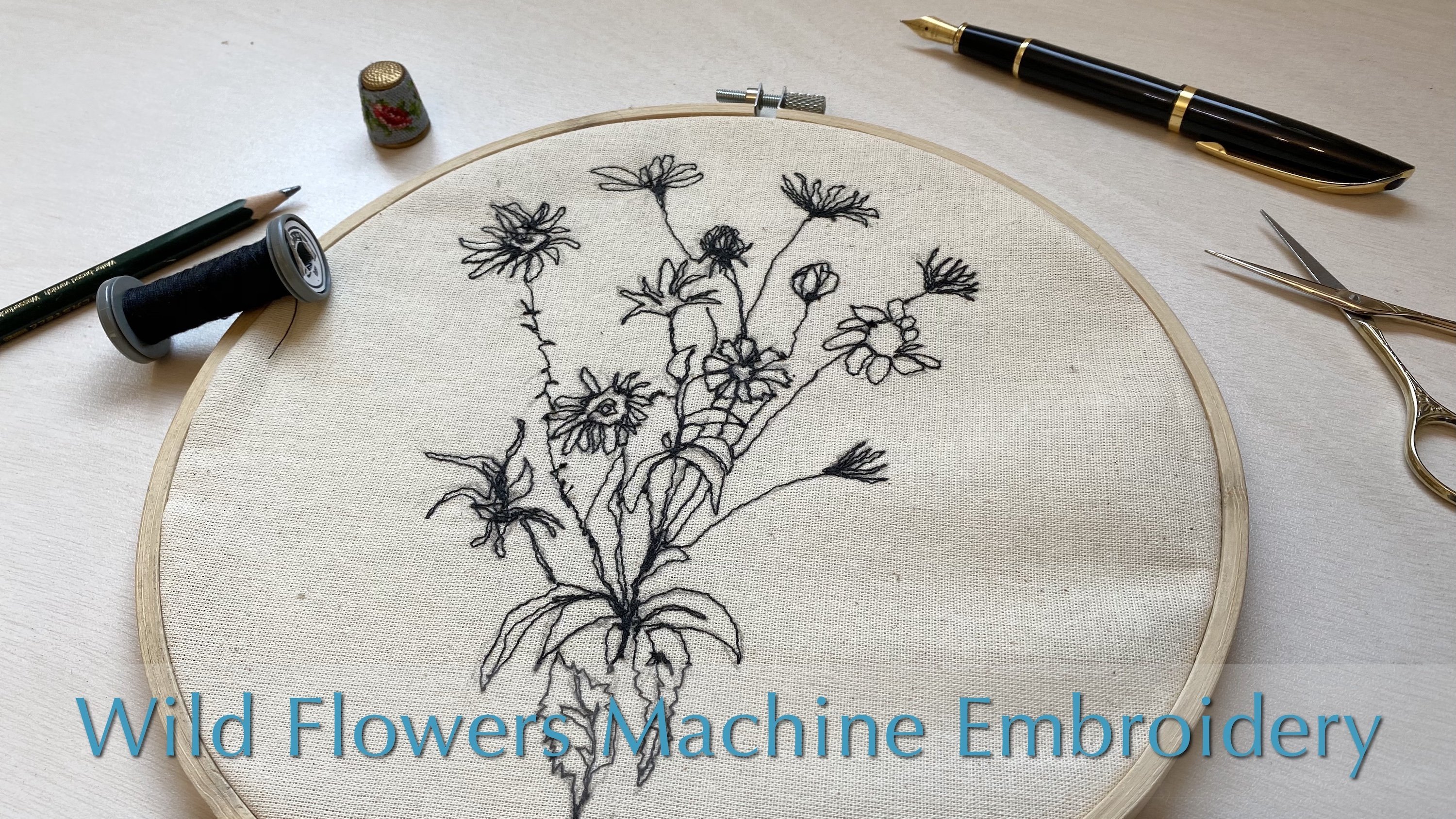 Expand Your Creativity With Wild Flowers Free Motion Machine