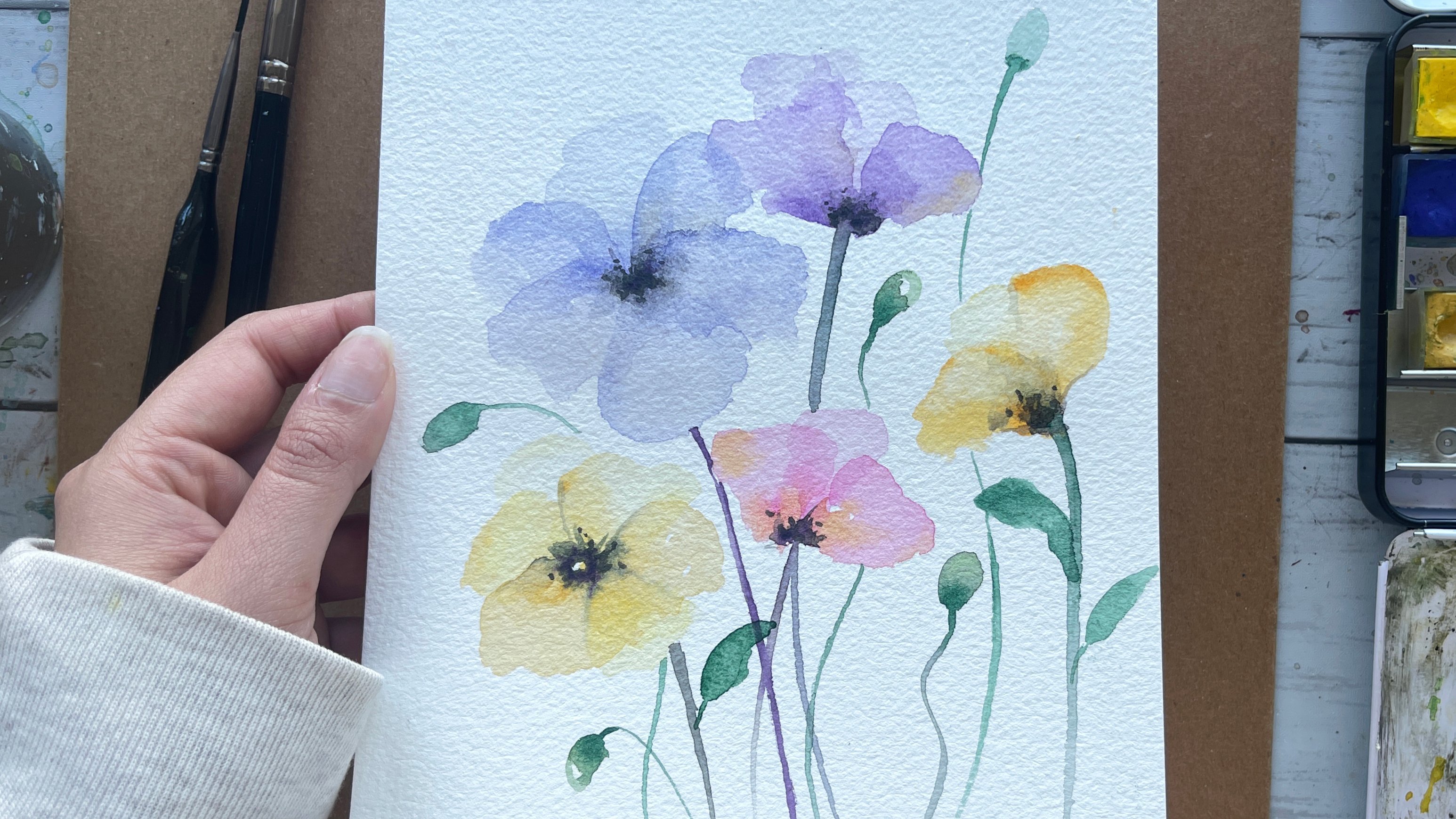 Ready to Paint in 30 Minutes: Flowers in Watercolour [Book]