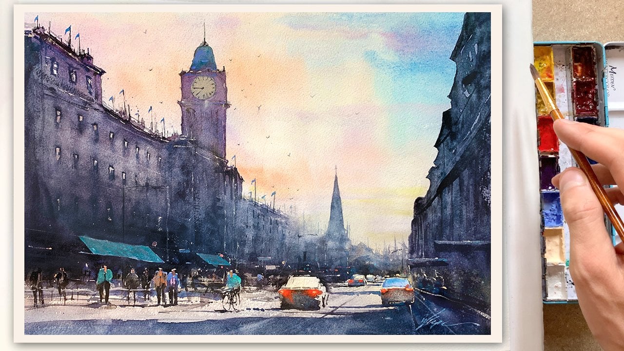 Book Review: Watercolor Techniques: Painting Light and Color in Landscapes  and Cityscapes