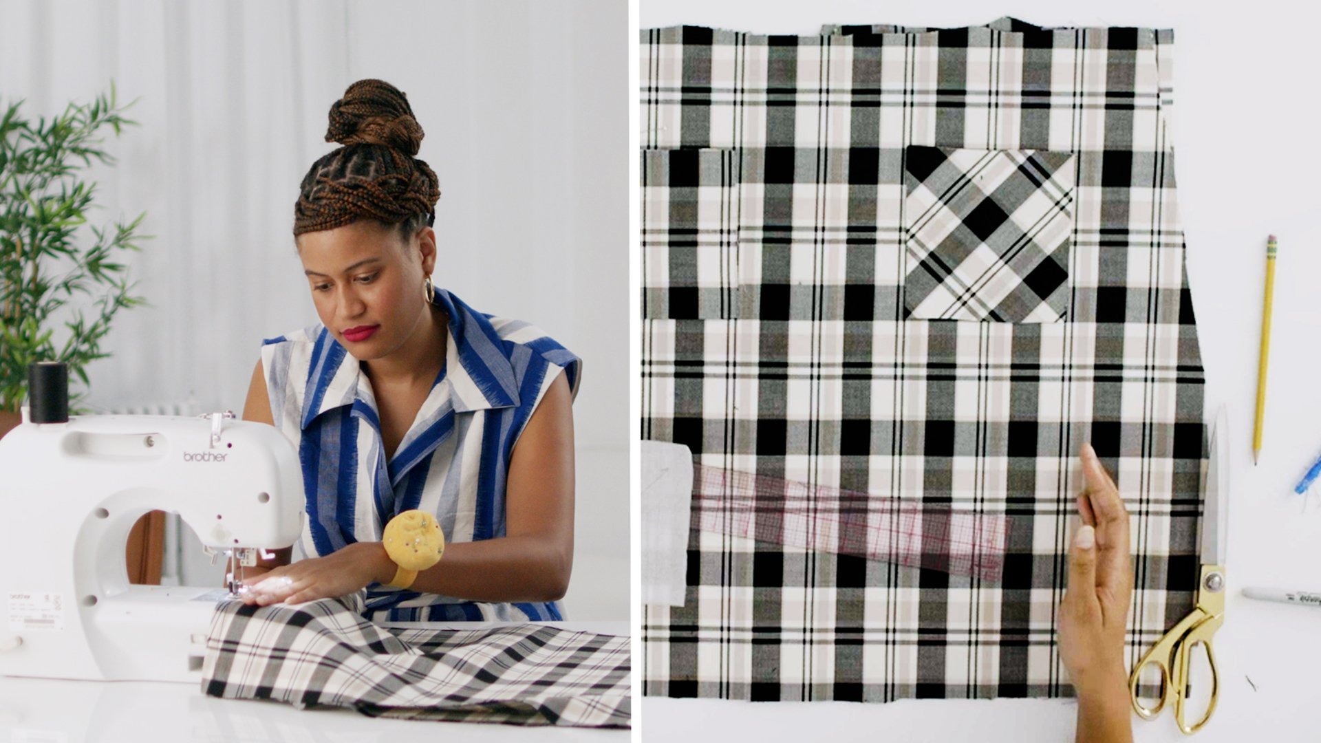 Sew with Prints: Boost Your Sewing Skills with a Plaid Skirt