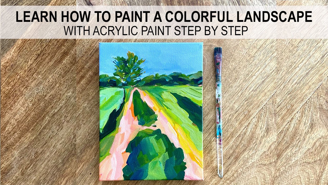 How to Paint a Landscape with Acrylic Paint Step by Step — Elle