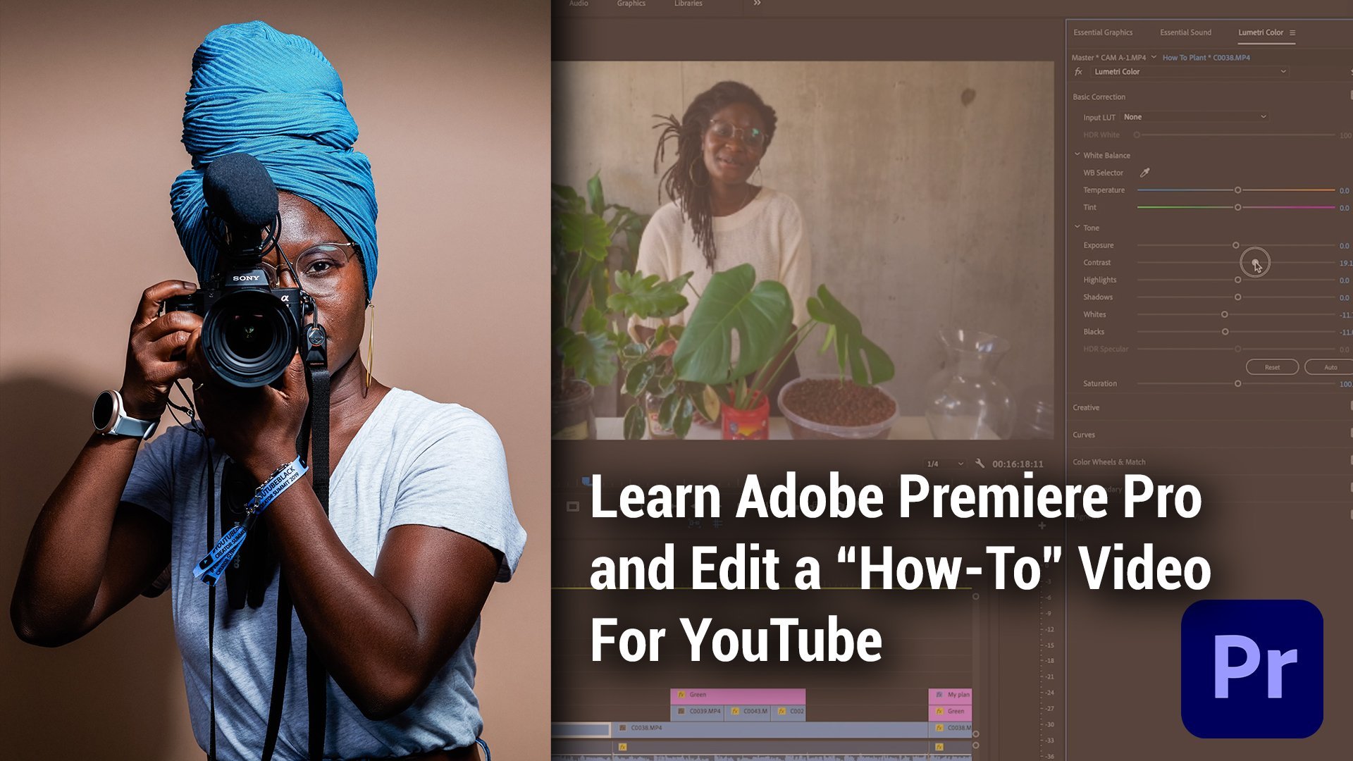 Lerne Adobe Premiere Pro und bearbeite ein "How-To"-Video für Anfänger