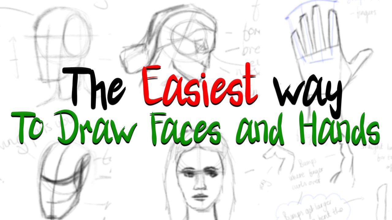 The Easiest way to Draw Faces and Hands | Djana Perduka ...