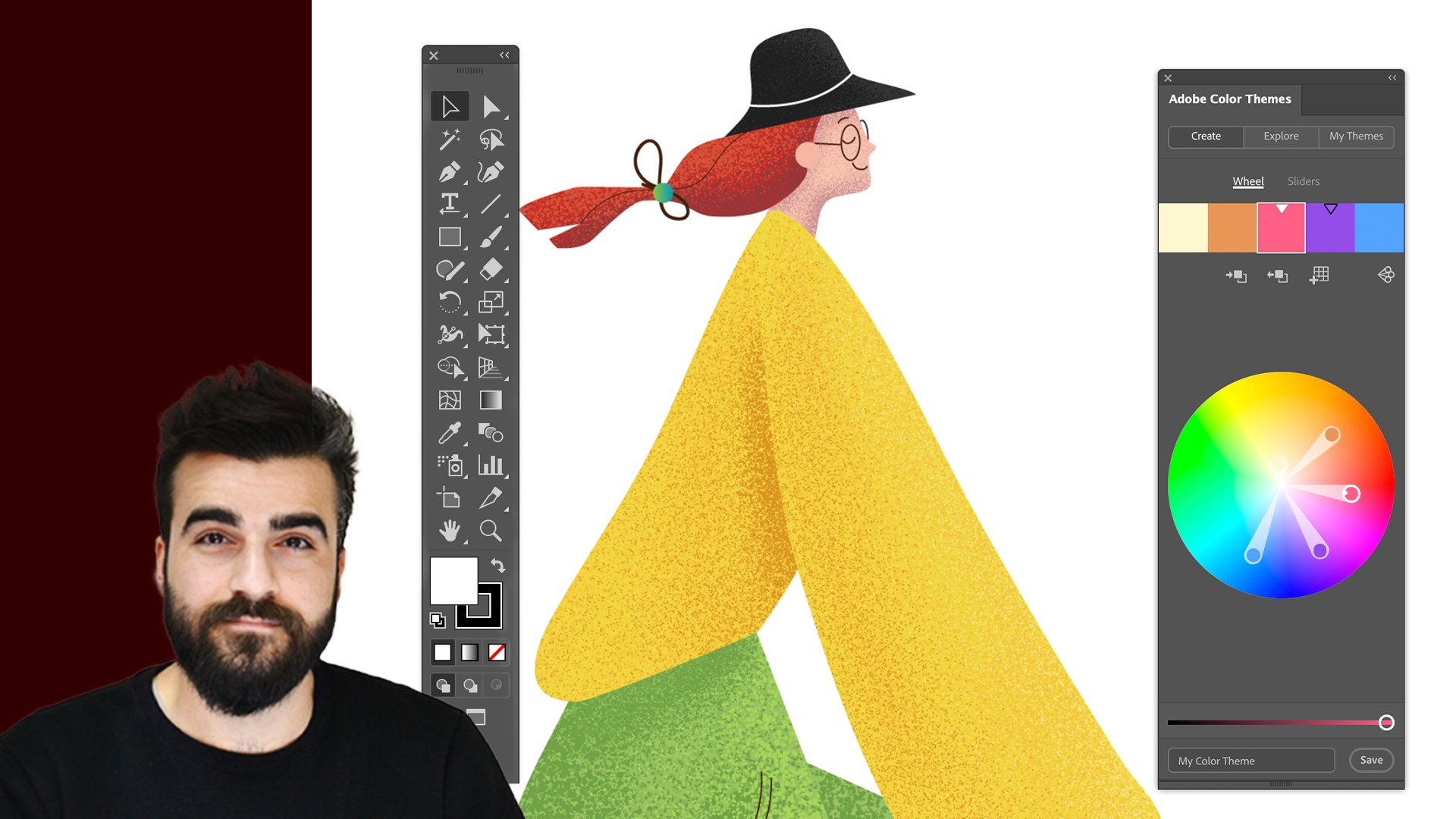 How to edit artwork using transparency and blending modes in Illustrator