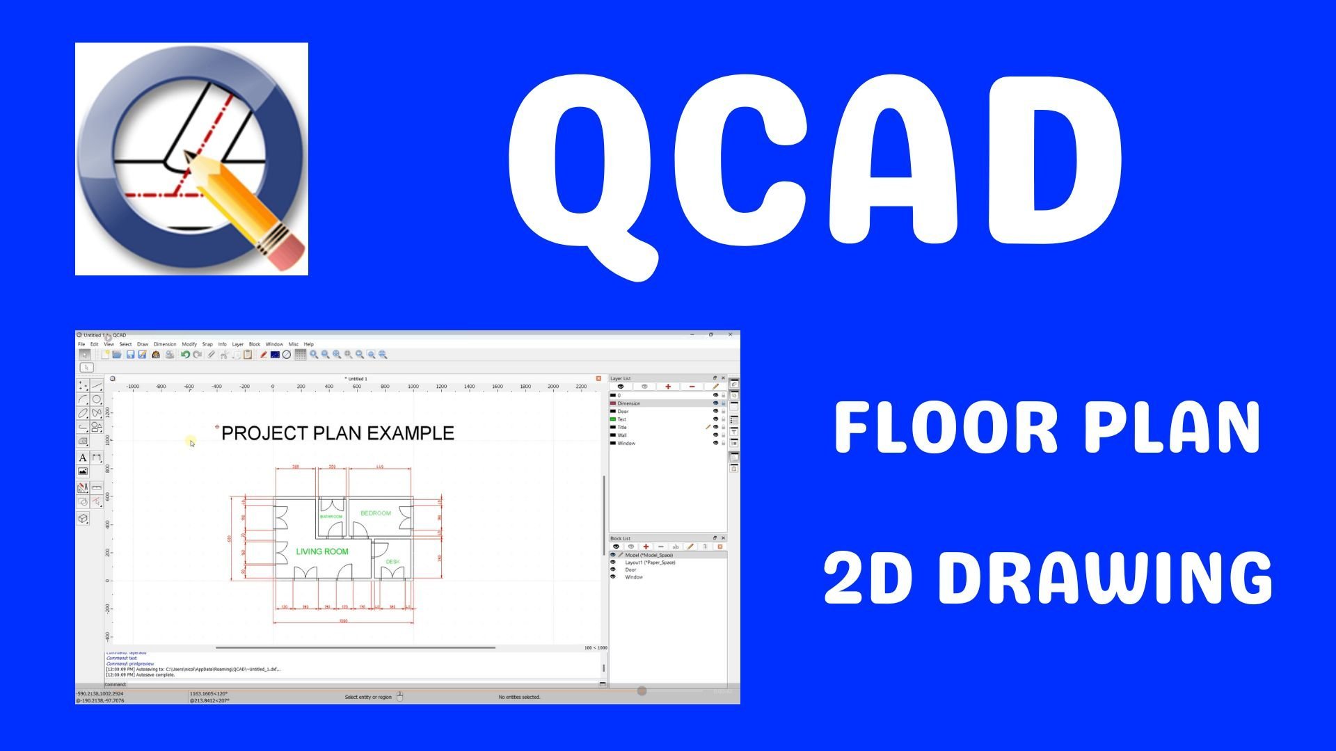 QCAD master 2D drawing | Nicolas Forgue | Skillshare