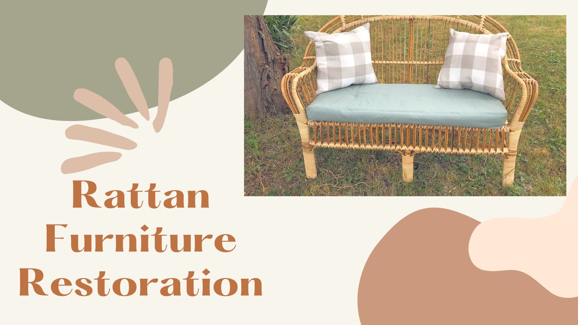 Rattan discount chair restoration