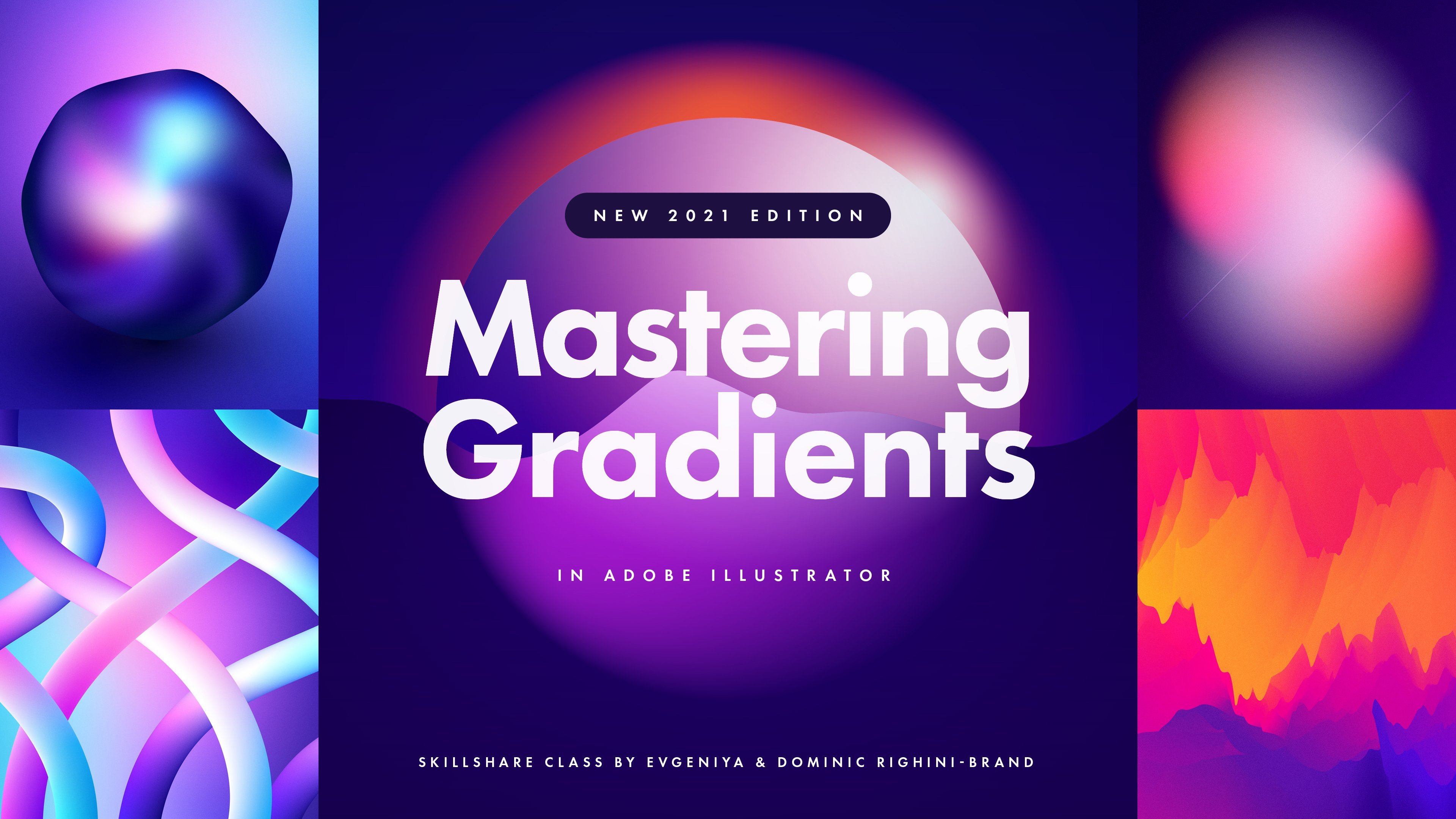 Mastering Gradients in Adobe Illustrator | Evgeniya & Dominic